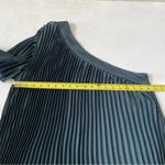 Keepsake Off The Shoulder Dress Pleats Mini Dress Bottle Green Size M Size M Photo 7