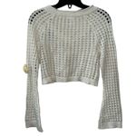 Wild Fable Off White Crotchet Crop Top(Size XS) Photo 3