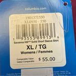 Columbia NEW Savanna Hill Short Sleeve Shirt Women's XL Vented Omni Shade UPF 50 Photo 1