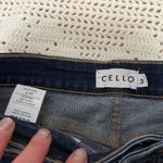 Cello Dark Blue Distressed Skinny Jeanss sz 3 Photo 2