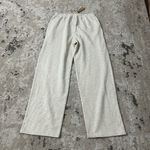 SKIMS Cotton Fleece Classic Straight Leg Pants Size Large NWT in Oatmeal Heather Photo 3