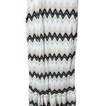 Vintage Scoop Y2K Chevron Print Sleeveless Sweater Dress Size XXL Tan Photo 2