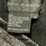 Live a Little  Black Wool Retro Vest Size Medium #220 Photo 4