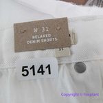 Madewell NEW Relaxed Denim Shorts in Tile White, 31 Photo 13