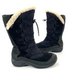 Merrell Encore Nubuck Leather Slip On Lace Up Black Westherproof Apex Boot Photo 1