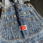 REVOLT Vintage Small‎ Blue Jean Overalls Dungarees Straight Leg Pockets 90s Photo 2