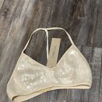 Chan Luu  SEQUIN BRA white swan clear small NEW Photo 4