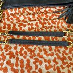 Tory Burch  Leather MacGlow Tassel Chain Tote Bag - Black Photo 8