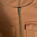 Halogen Women's Tan MOTO Jacket with Zip Closure & Pockets Photo 10