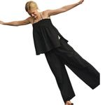 Free People Corfu Tube Top Black Flowy Size XS - TOP ONLY Photo 2