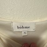 Bohme  Chic Cream Textured Midi Dress Photo 1