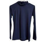Athleta North Point Rashguard Women’s Size M Long Sleeve Zip Back Blue UPF 50+ Photo 4