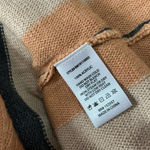 Emberley Striped Duster Cardigan Open Front Gray Tan Brown Casual‎ Size M Photo 3