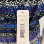 JSTFY Woven Challis Blue Spaghetti Strap L Dress Size L Photo 6