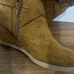 Forever 21 Tan Wedge Boots Size 8.5 US Photo 4