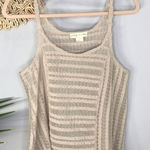 Staring At Stars | Striped Crochet Sheer Tank Top Photo 0