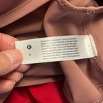 Lululemon Size 8  Jewel Emboss Spiced Chai Nulu/Mesh Yoga Tank Top. Photo 5