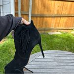 Jessica Simpson Women's Paegye Fringe Stiletto Dress Booties in black size 11 Photo 8