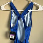 Nike NWT  nx one piece blue swimsuit 6 Photo 5