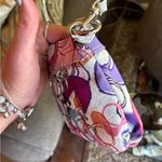 Coach Authentic 1941 POPPY shimmery Leather/thick Cotton zip closure wristlet Photo 9