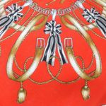 Vintage 60s Equestrian Horse Square Scarf Wraps Photo 4