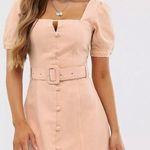 ASOS denim preloved peach dress. Photo 0