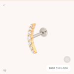 Boutique NEW Women’s White Gold Plated Snowy Mountain Bar Pendant Necklace, 16-18” Photo 9