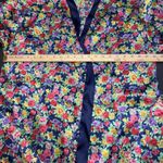 Victoria's Secret Victoria’s Secret Vintage Gold Label Floral Robe & Belt Y2K Sexy Luxury Silky Lg Photo 11