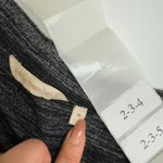 Soft Surroundings  Tunic Top Womens Medium Grey Heathered V Neck Long Sleeve Photo 3