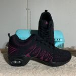 Black And Pink Dance Shoes Size 7.5 Photo 3