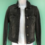 American Eagle Black Denim Jacket Photo 5