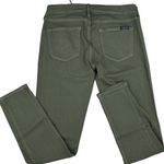 Just USA  - Destroyed Ankle Length Skinny Jeans in Moss Green Photo 3