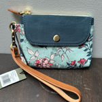 NWT Myra Bag Floral Wristlet Clutch Blue Photo 0