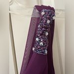 CACHET Dark  Purple Prom Dress GOWN Sz 4 Photo 3