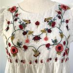 ZARA Embroidered Flower Top Photo 2