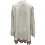 New York Laundry Warm Cozy Boho Lace Up Top With Fringe Size 1 Festival Cosplay Photo 3