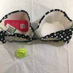 Hula Honey  Black Polka Dot Swim Top Photo 1