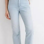 Madewell Slim Demi-Boot Jeans in Bellmeade Wash, size 28, NWT, light blue Photo 0