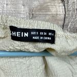 SheIn Small Puffy Cream/Light beige 3/4 sleeve bottom tie Cropped Shrug Photo 6