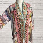 Johnny Was  Reversible Embroidered Patchwork Kimono Jacket XS Fits up to M Photo 6