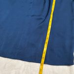 Current Air Dark Teal Modern Romance Tie Front Top Photo 6