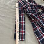 Ms N Elegance Womens Plaid Long Sleeve Dress Double Breasted Round Neck Belted M Size M Photo 9