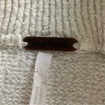 Free People  Ottoman Slouchy Tunic Sweater Size XS Mock Neck Ribbed Stretch White Photo 7