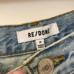RE/DONE NWT  Faded Vintage Indigo Button Fly '70s Bootcut Jeans Size 31 Photo 4