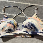 Athleta  Abstract Print Halter Bikini Top Women's XS Photo 0