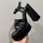 ZARA Black platform heels Photo 3