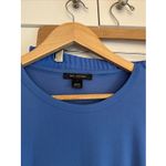 St. John  2pc Long Sleeve Top & Trouser Pants Set Size Large Caspian Blue Casual Photo 1