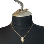 Trifari  gold and diver toned arrow necklace Photo 0