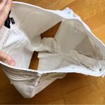 Free Assembly Cuffed, High Rise, Jean Shorts, Ivory, Cream, Ecru, Size 14 Tan Photo 8