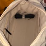 New Limited Edition Create Cream & Gray Canvas Travel Duffle Bag Photo 4